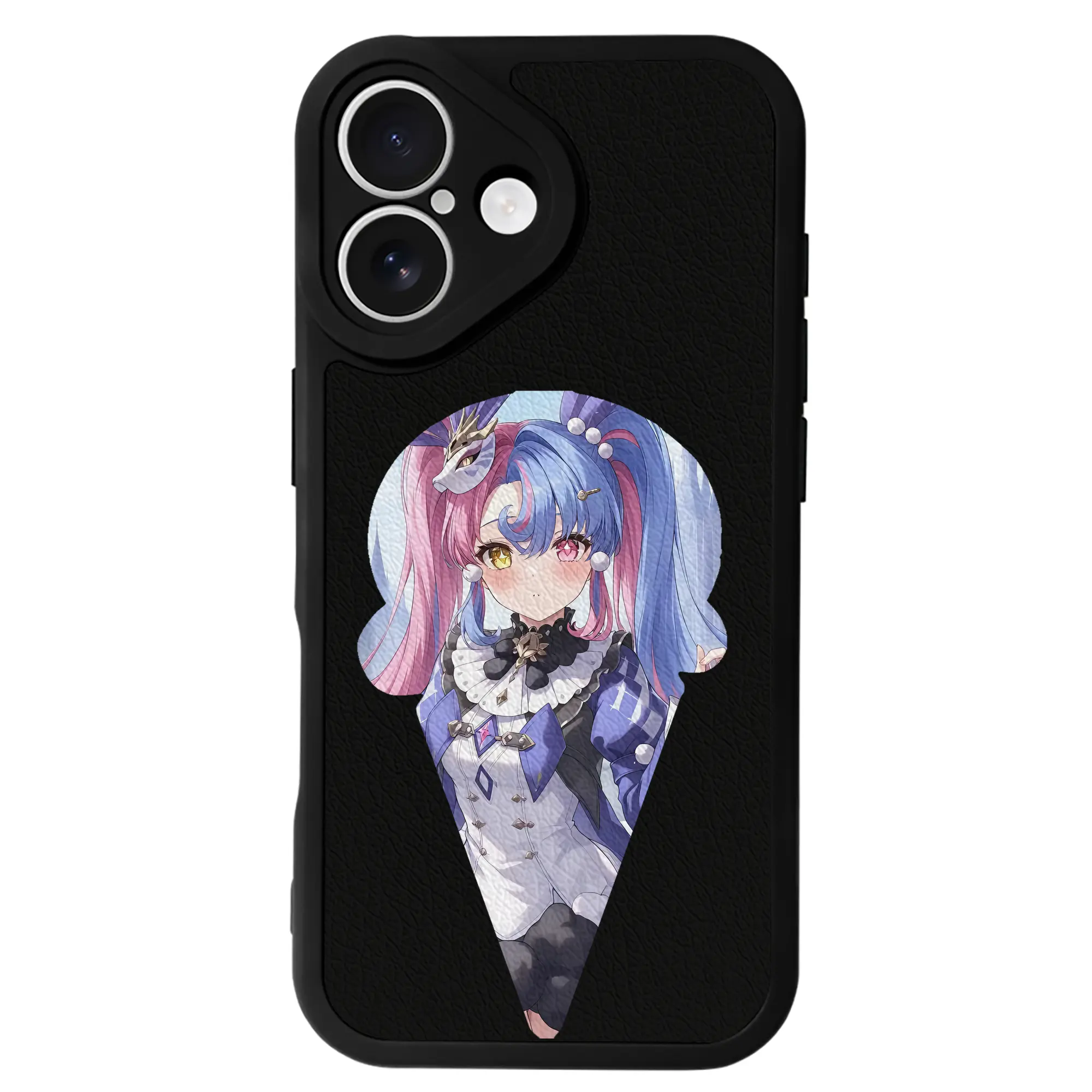 鳴潮 グッズ ロココ - IPhone 16シリーズ対応 ・ シリコンスマホケース ・ レザー調 ・ 高精度フィット ・ 耐衝撃 ・ ワイヤレス充電対応 ・ 精密カット